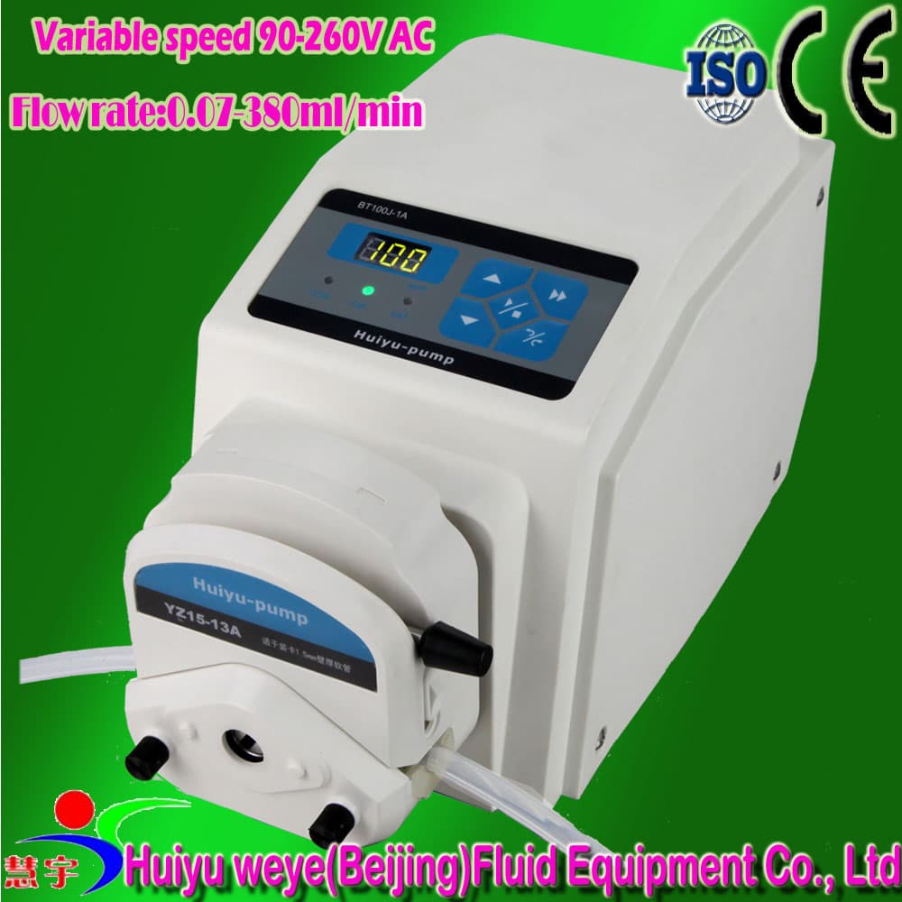 BT100J CE approved variable speed peristaltic pump